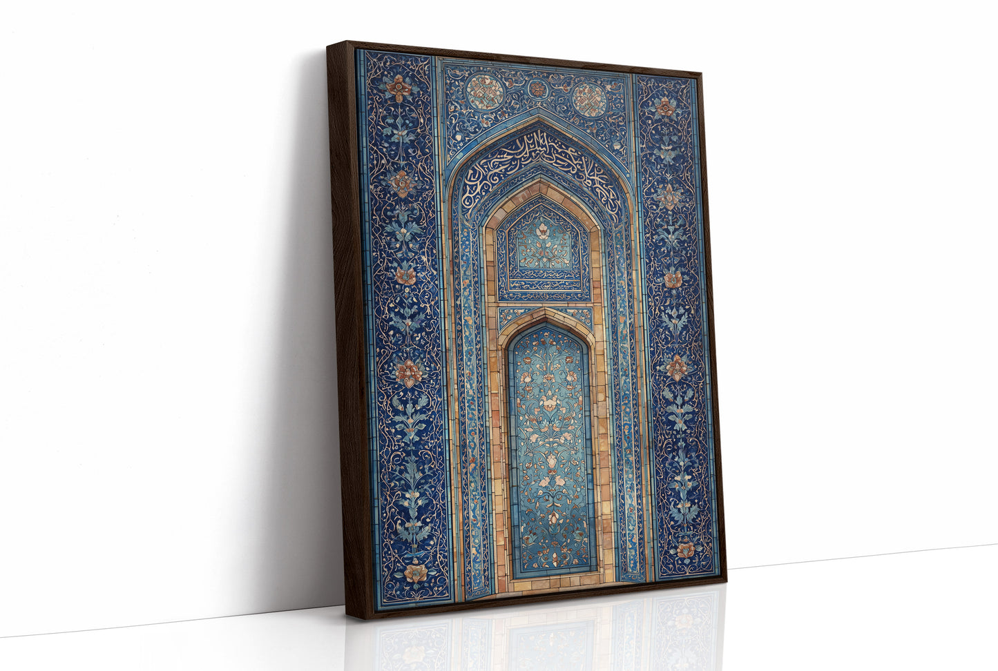 Blue Tiles Hold Ancient Prayers