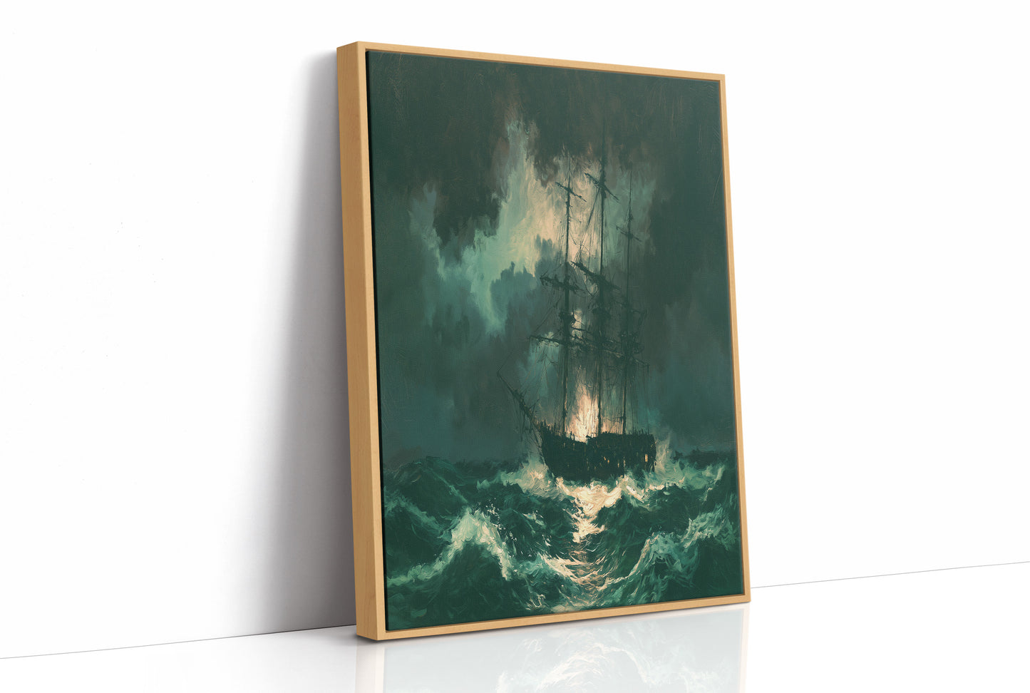 Emerald Storm at Sea