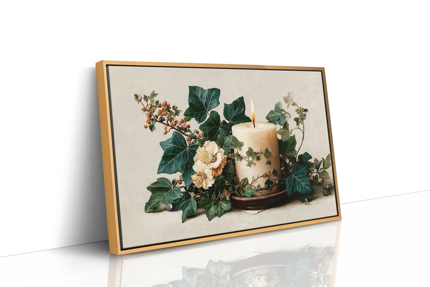 Candlelight Wrapped in Ivy