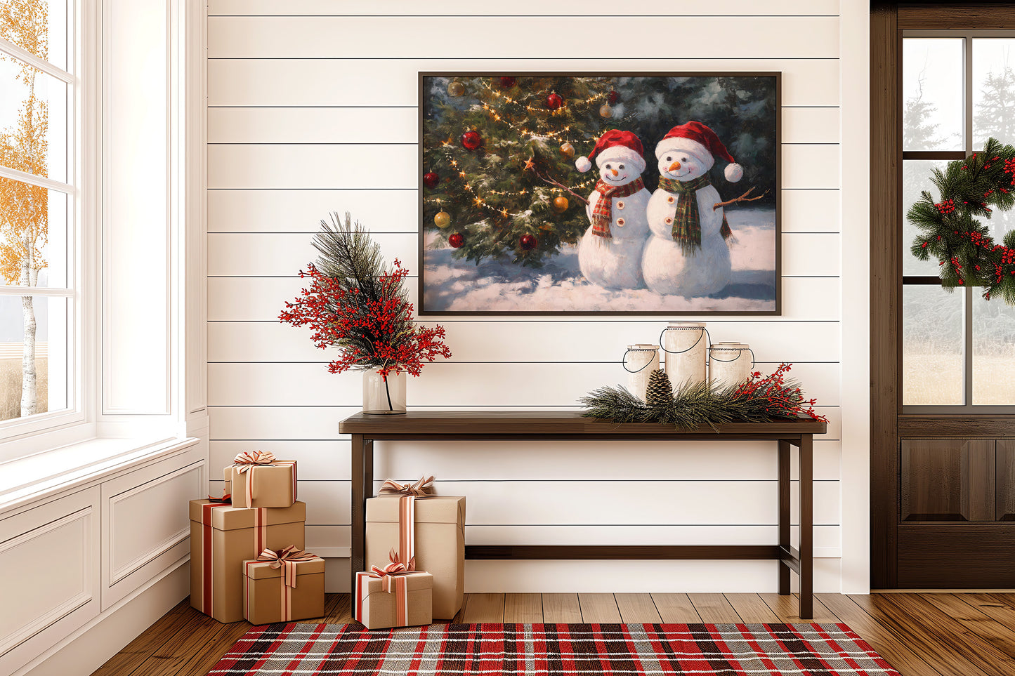 Snow Friends Share Christmas Eve Magic