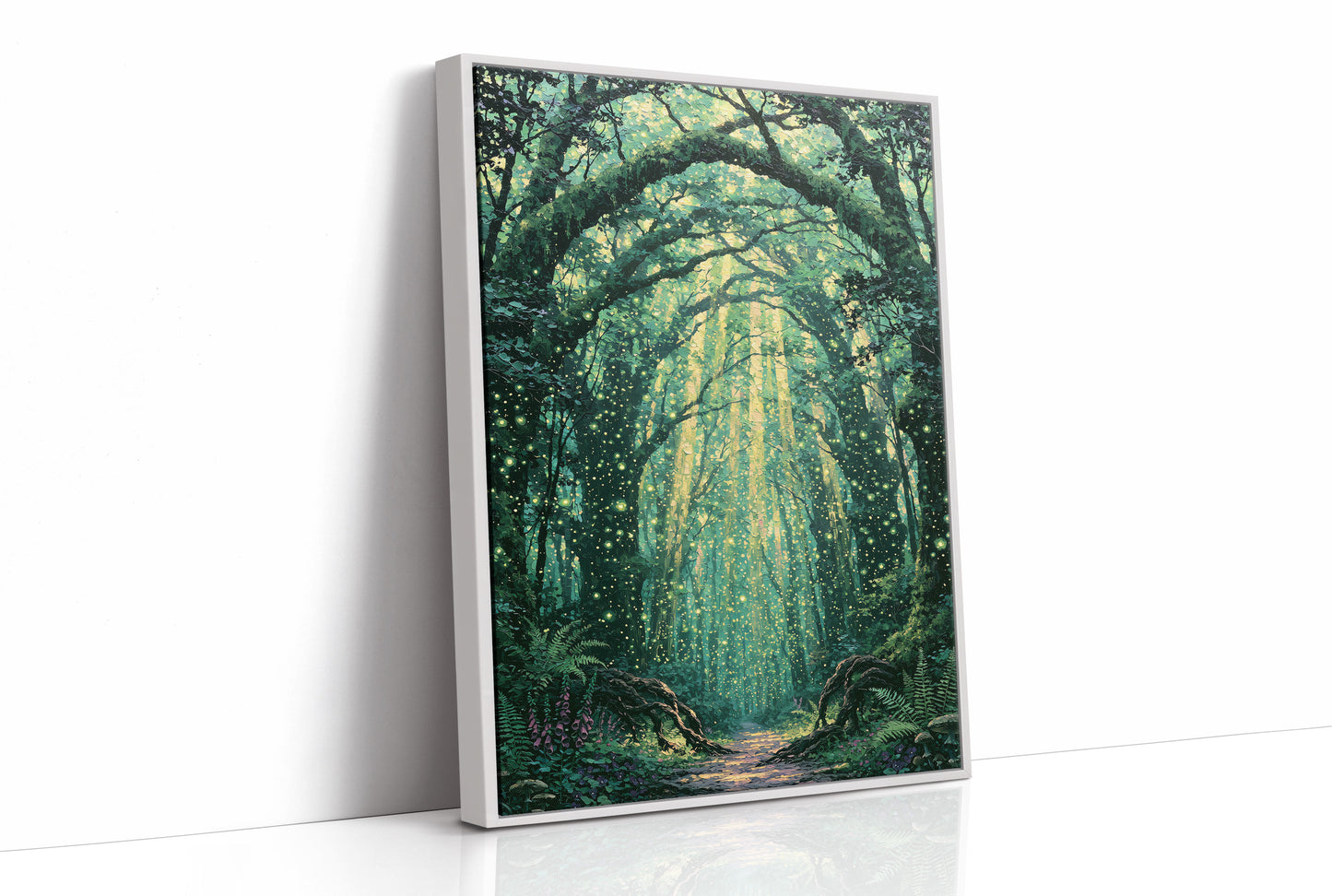 Fireflies Down the Forest Path