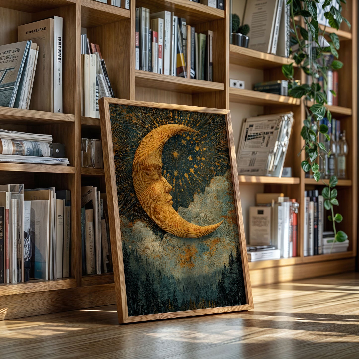 The Moon's Silent Serenade