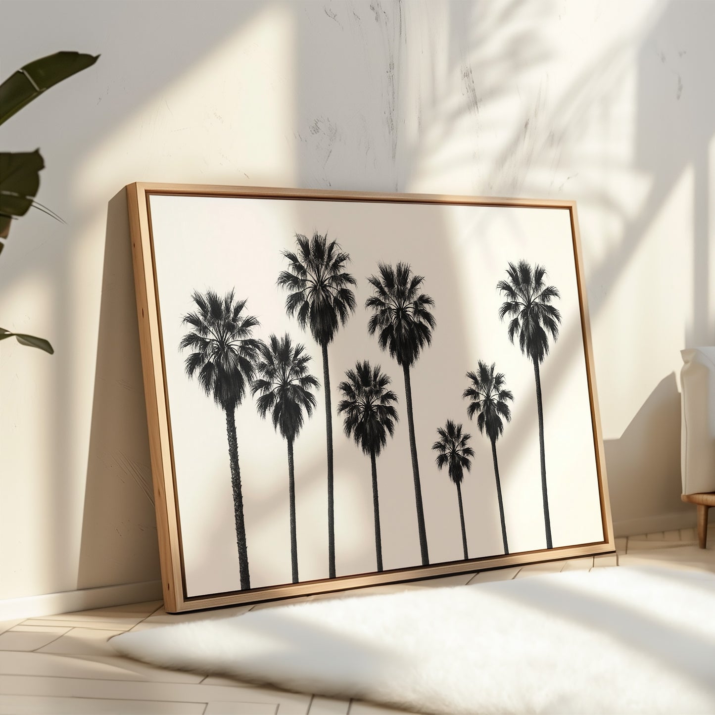 Seven Palms in Perfect Rhythm