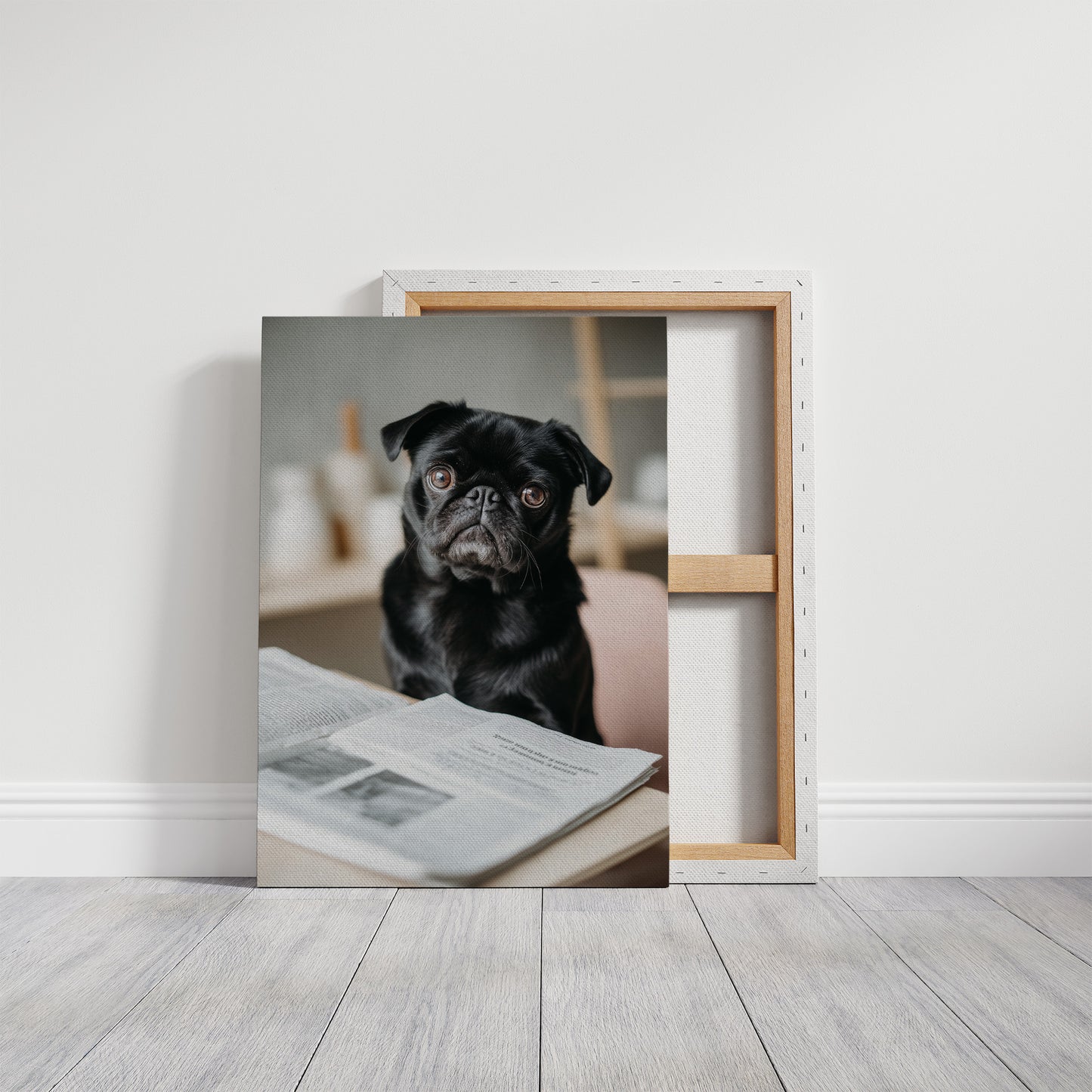 The Literary Companion: Pug's Morning Read