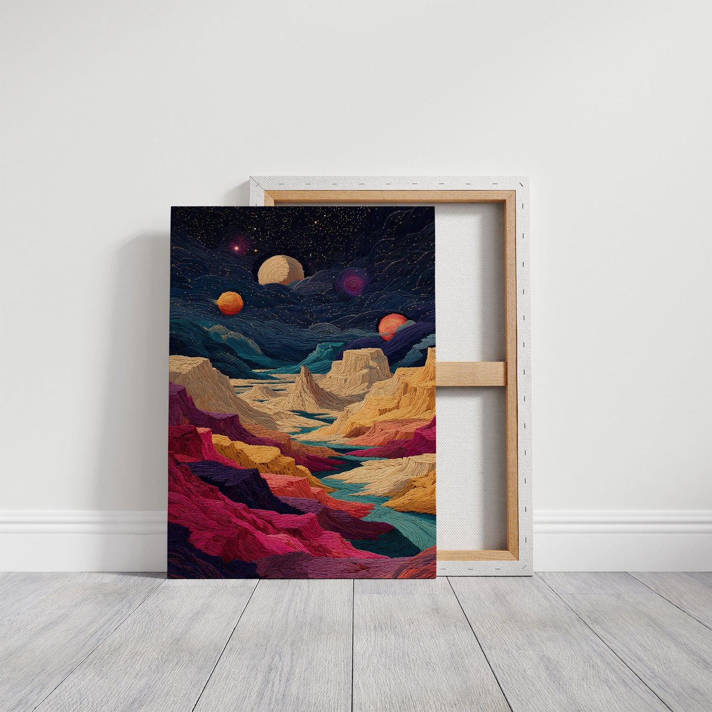 Celestial Peaks Dance With Planets