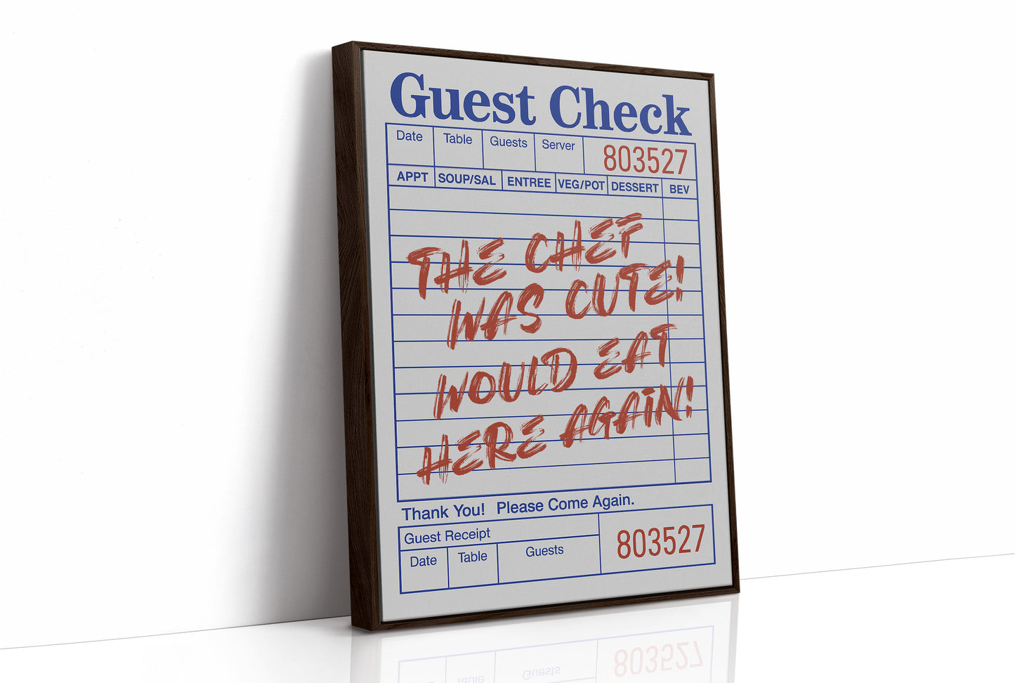 Culinary Confessions on Receipt Paper