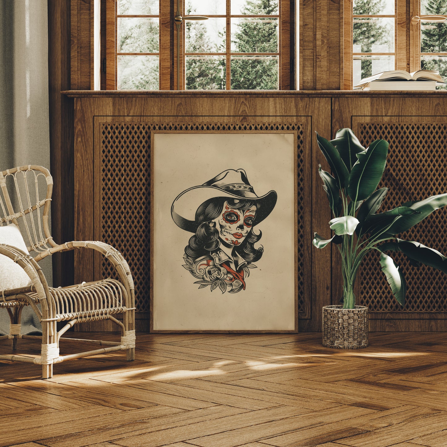 Roses Bloom Under Desert Stars