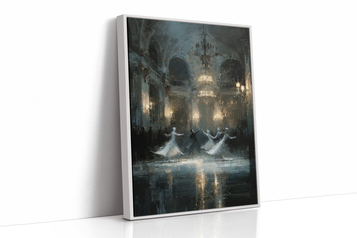 Glistening Steps Under Crystal Light