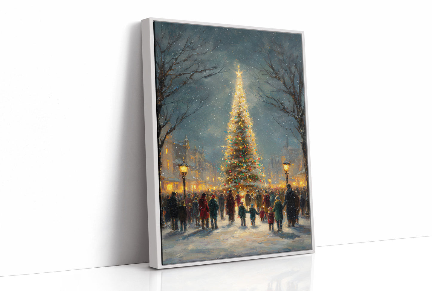 Winter Lights Draw The Village Together