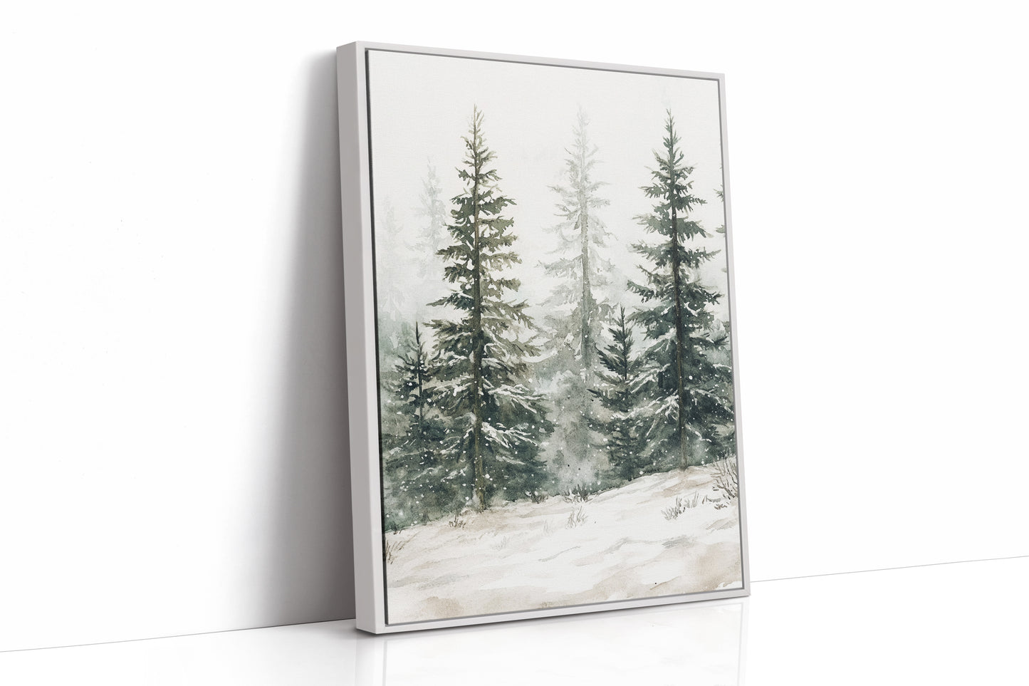 The Forest Breathes in White