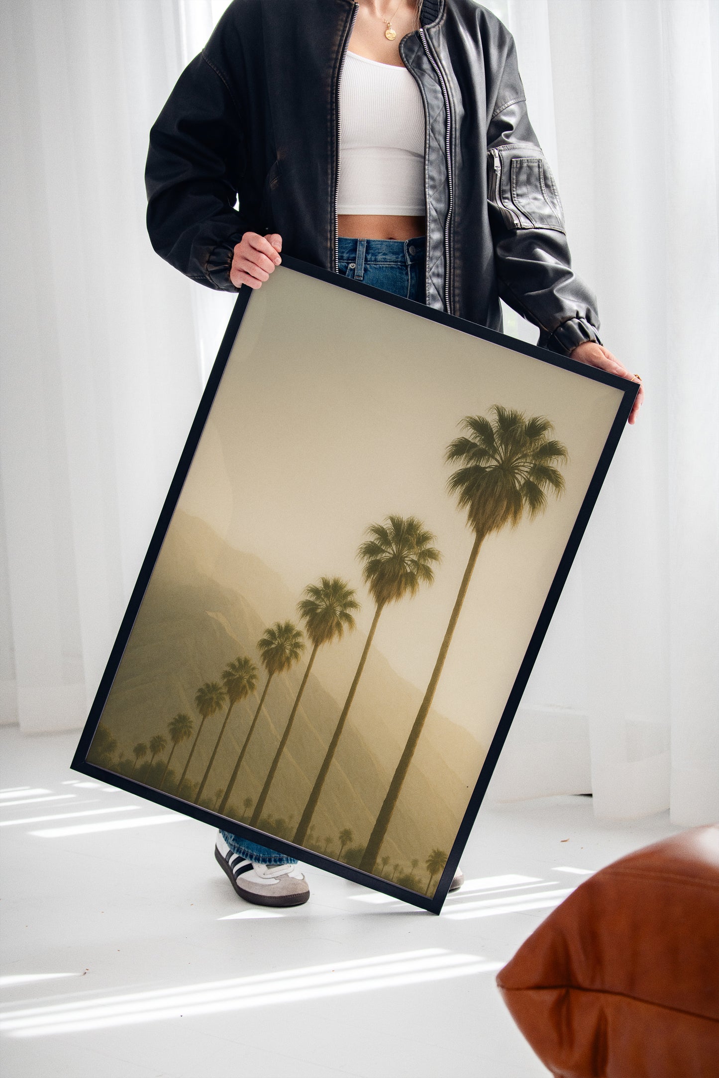 Desert Palms at Dusk