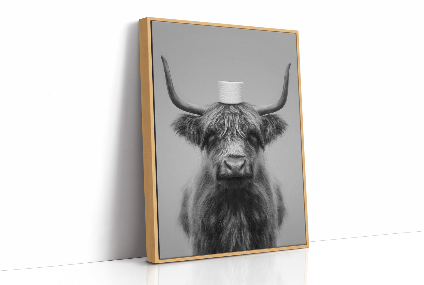 Highland Humor In Monochrome