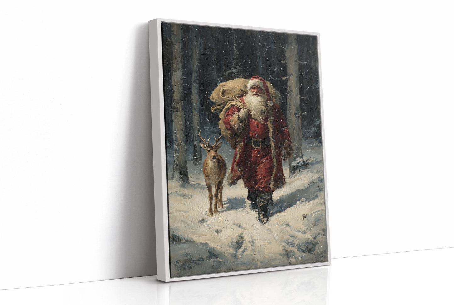 Forest Friends Share Winter's Magic