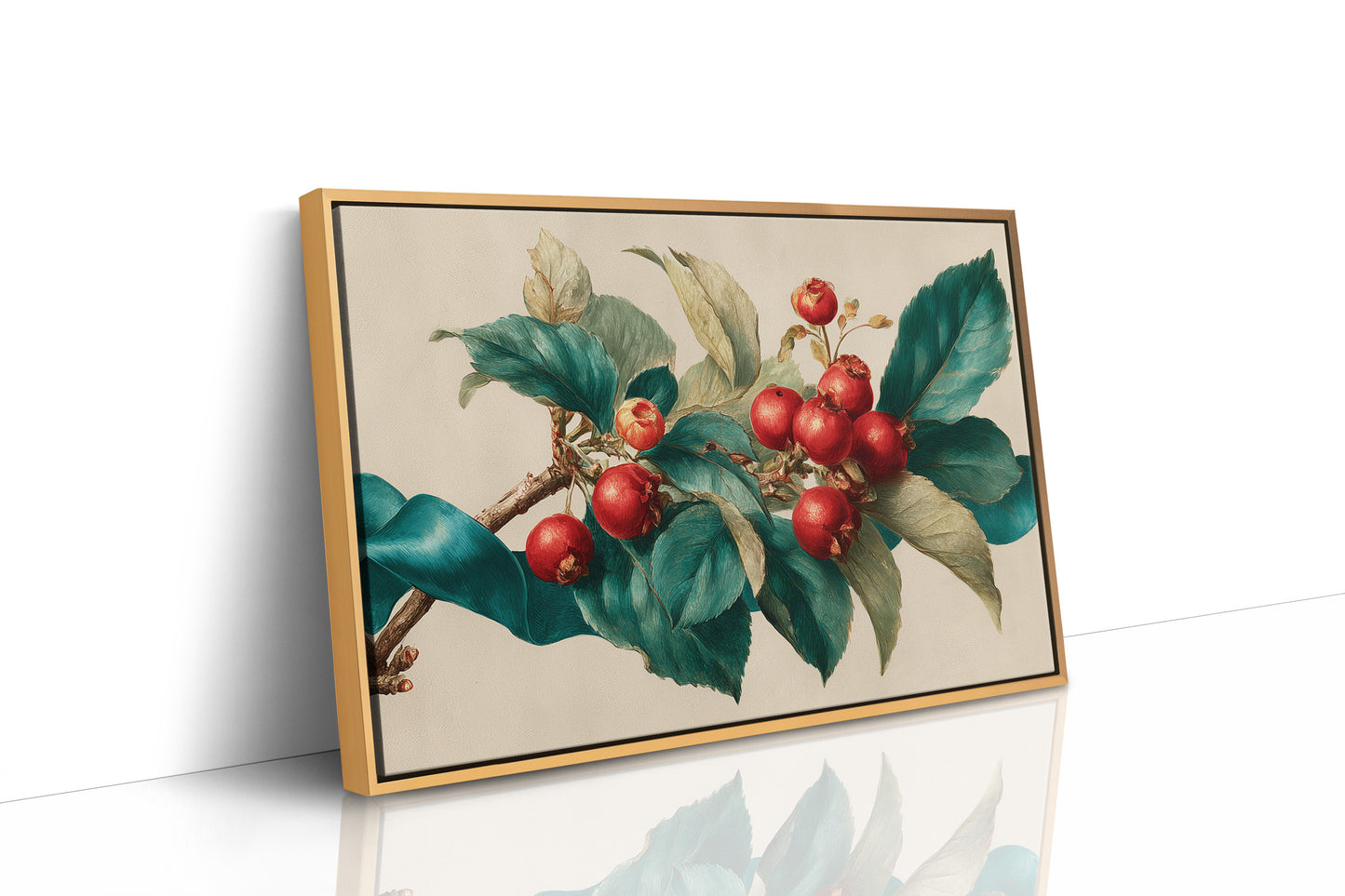 Winterberry Branch in Botanical Study