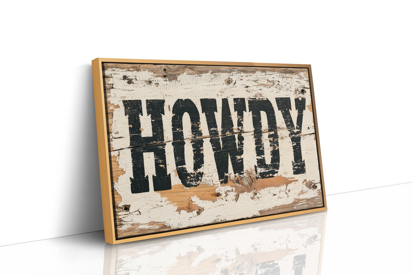 Howdy, Weathered Wood