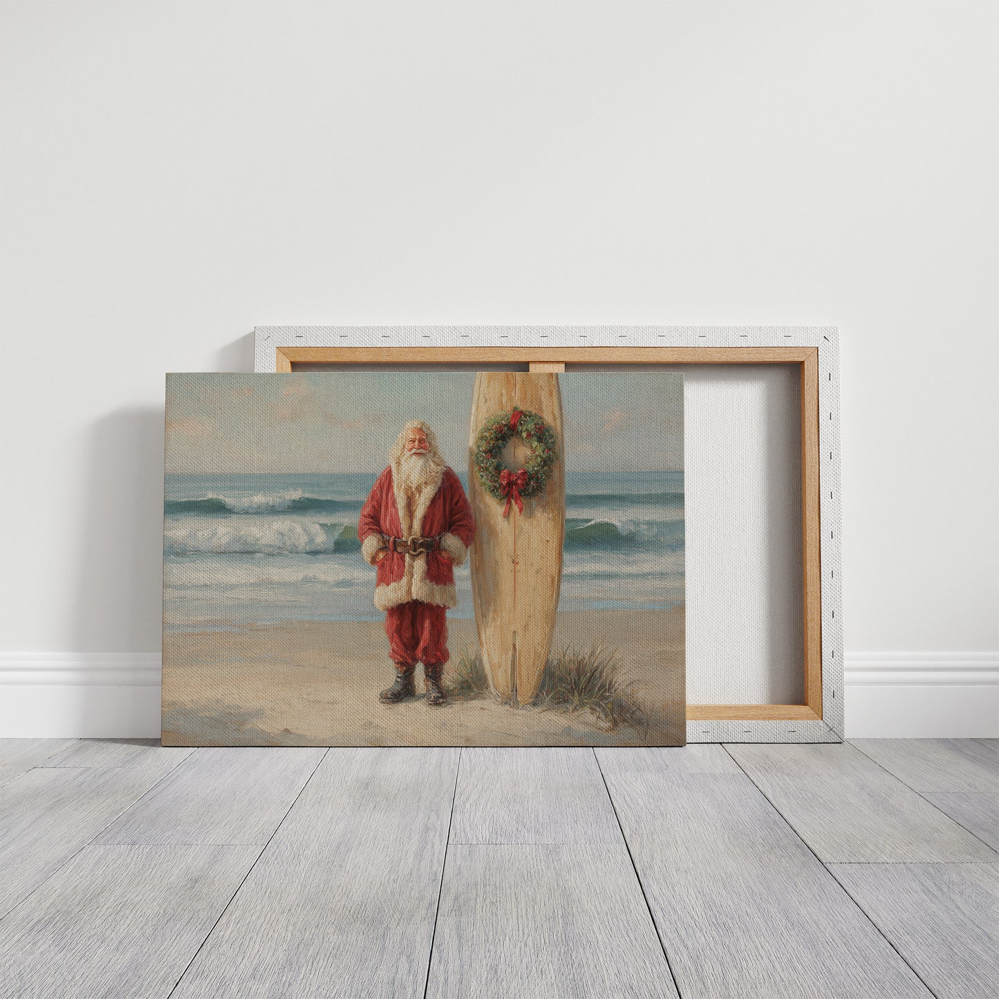 Holiday Tides: Santa's Coastal Retreat