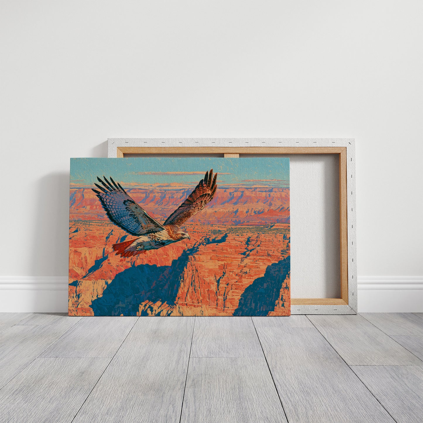 Red-Tail Over the Canyon