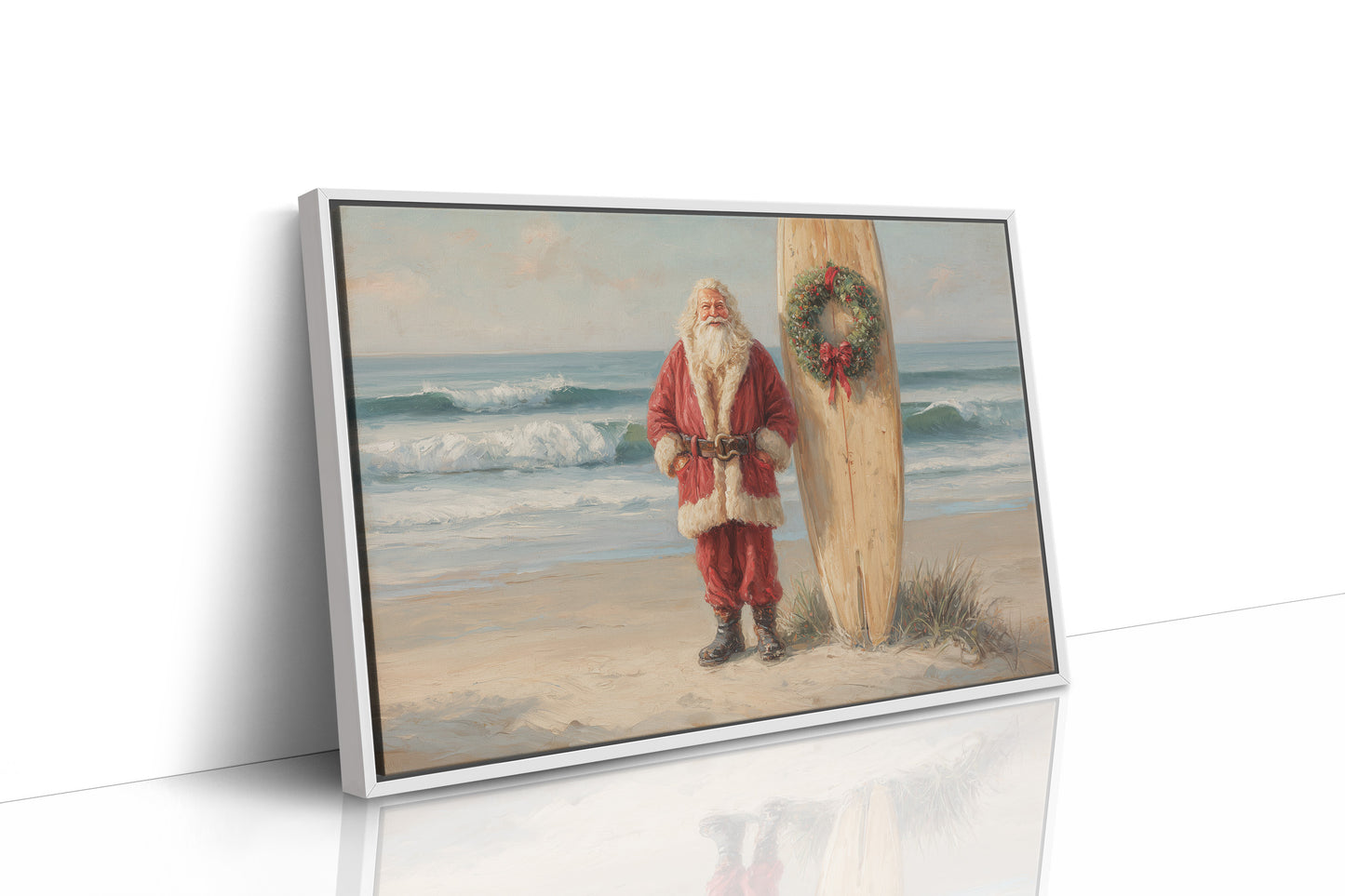 Holiday Tides: Santa's Coastal Retreat