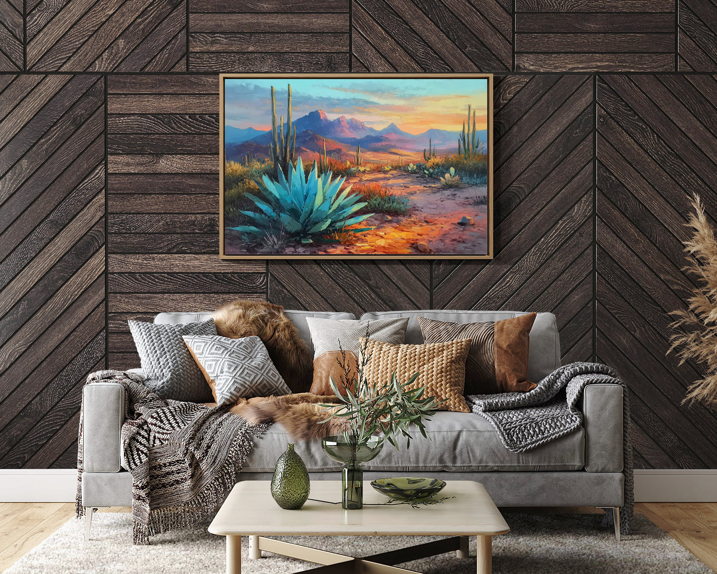 Blue Agave Greets Desert Dawn