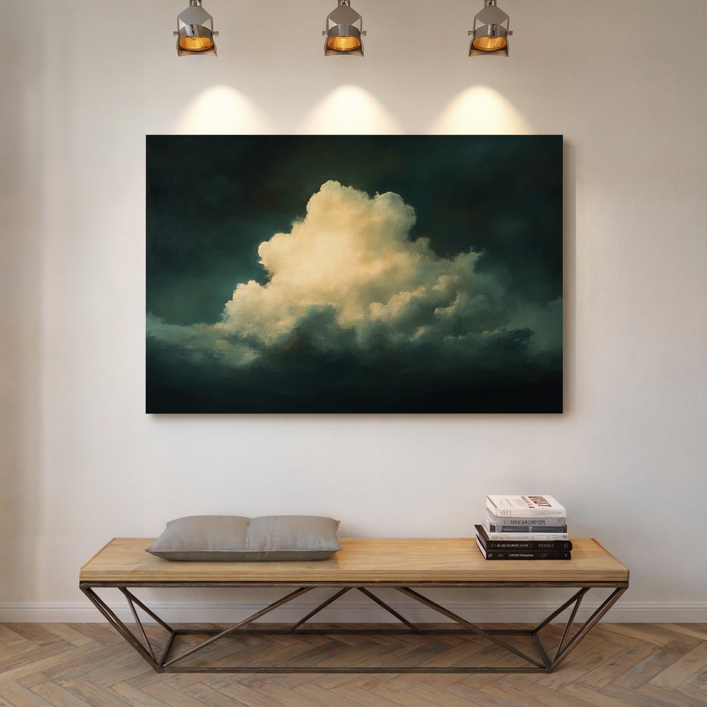 Summer Storm Builds Golden Light