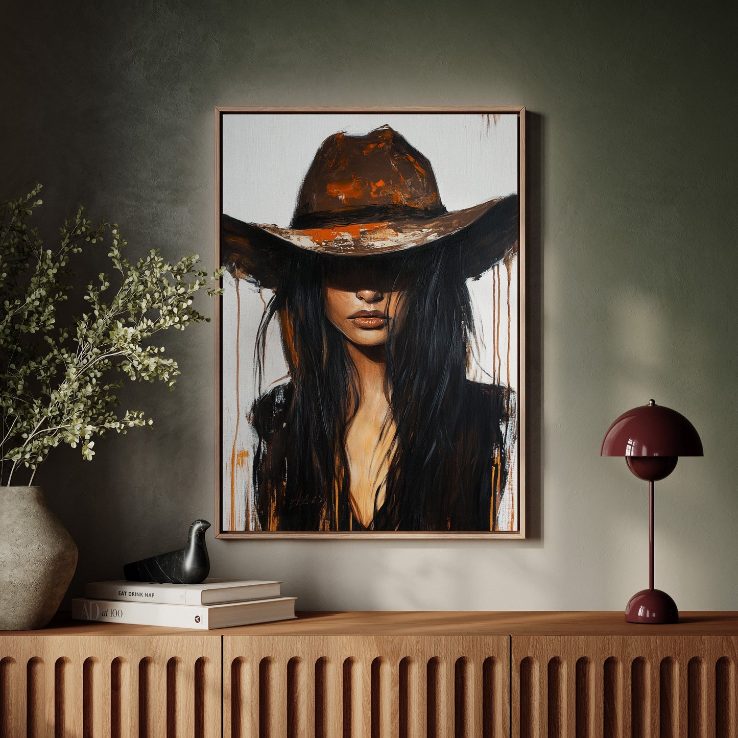Ember Noir – Western Cowgirl Wall Art