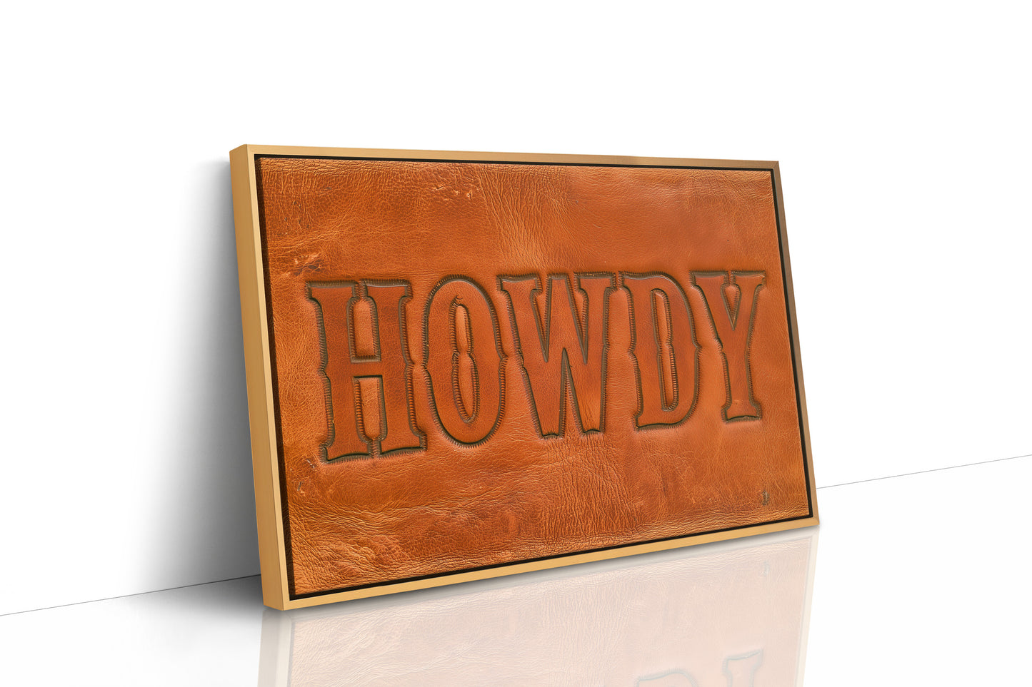 Howdy, Tooled In Leather