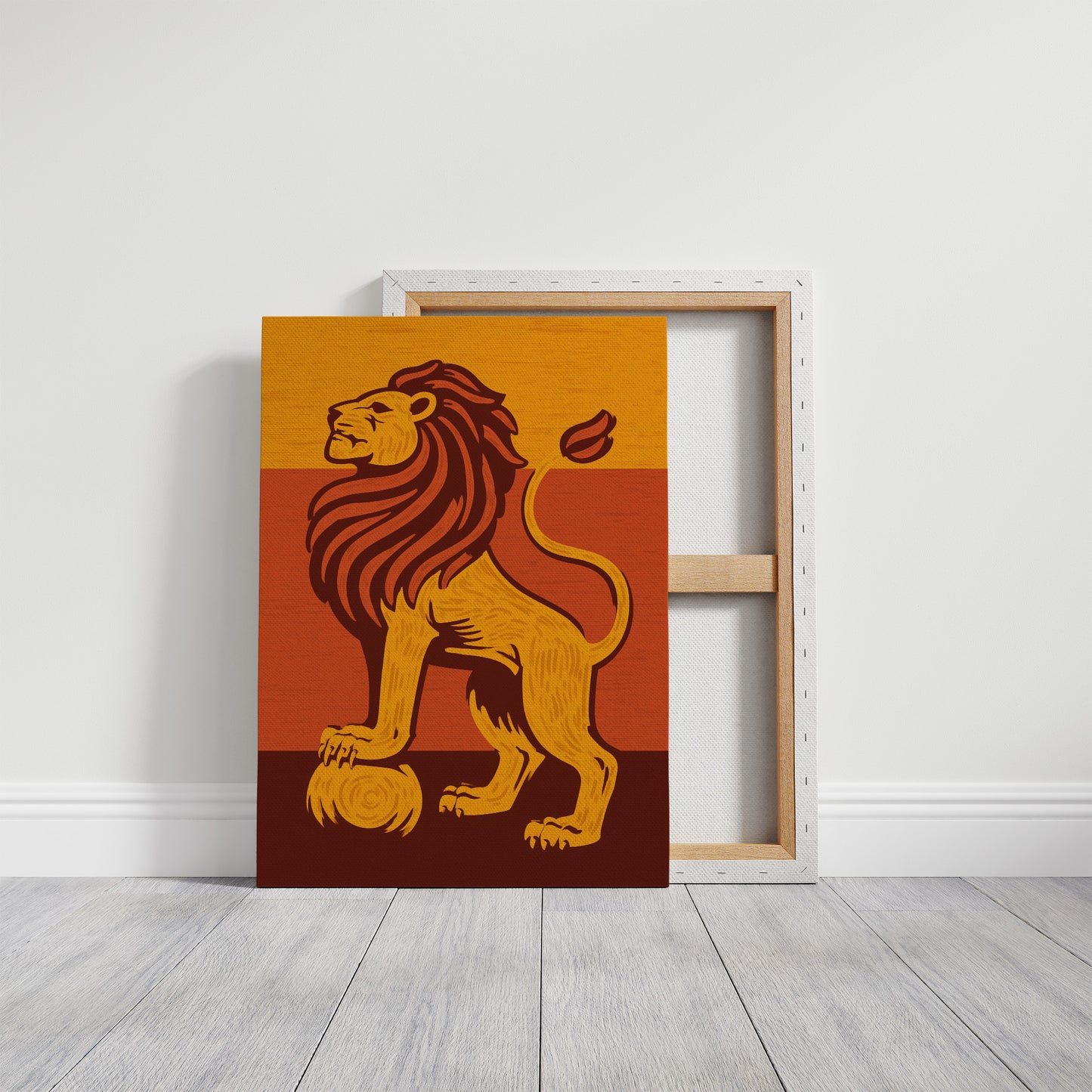 Regal Guardian in Amber Sunset