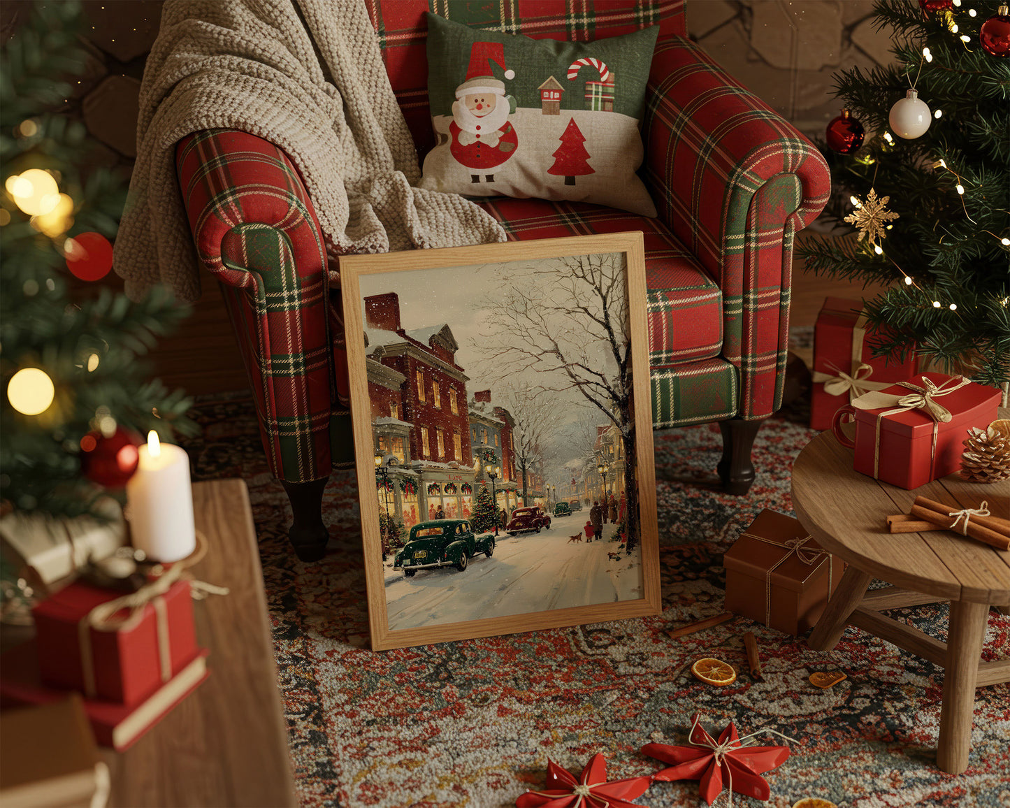 December Streets Remember Simpler Days