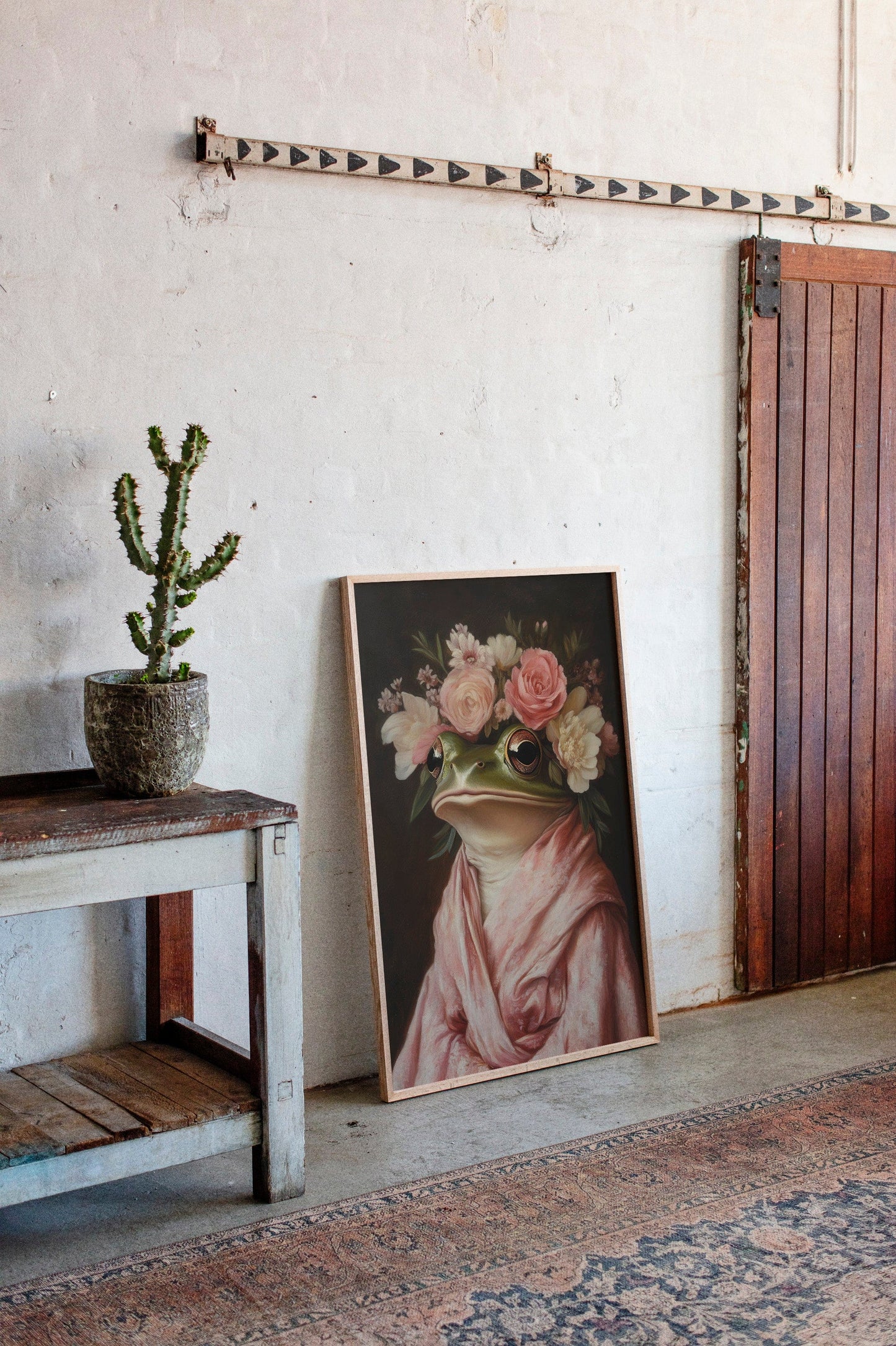 Frog Royalty in Bloom