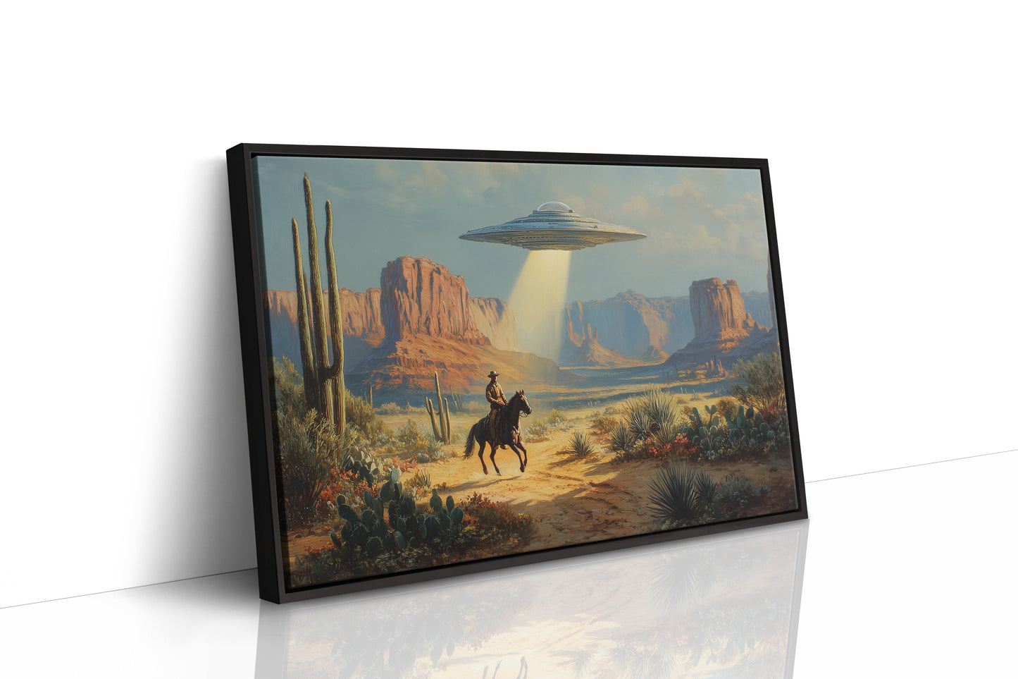 Cosmic Cowboys Meet Desert Light