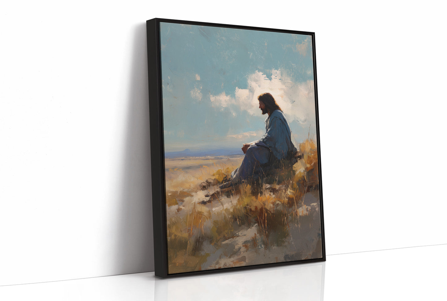 Solitude Whispers Across Desert Plains