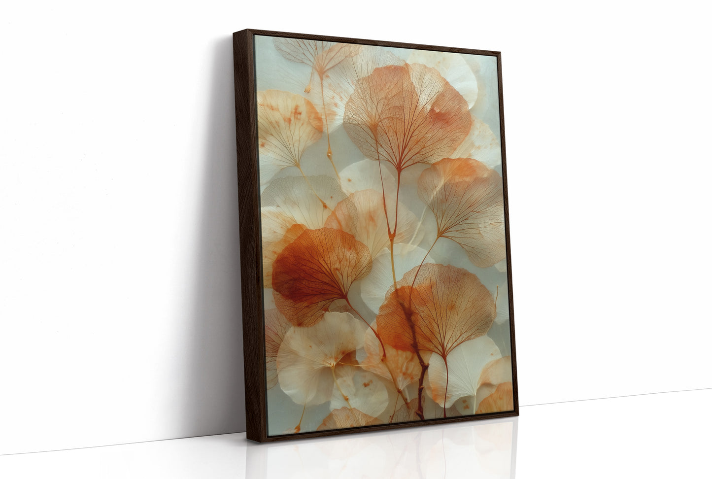 Copper Petals Dance In Light