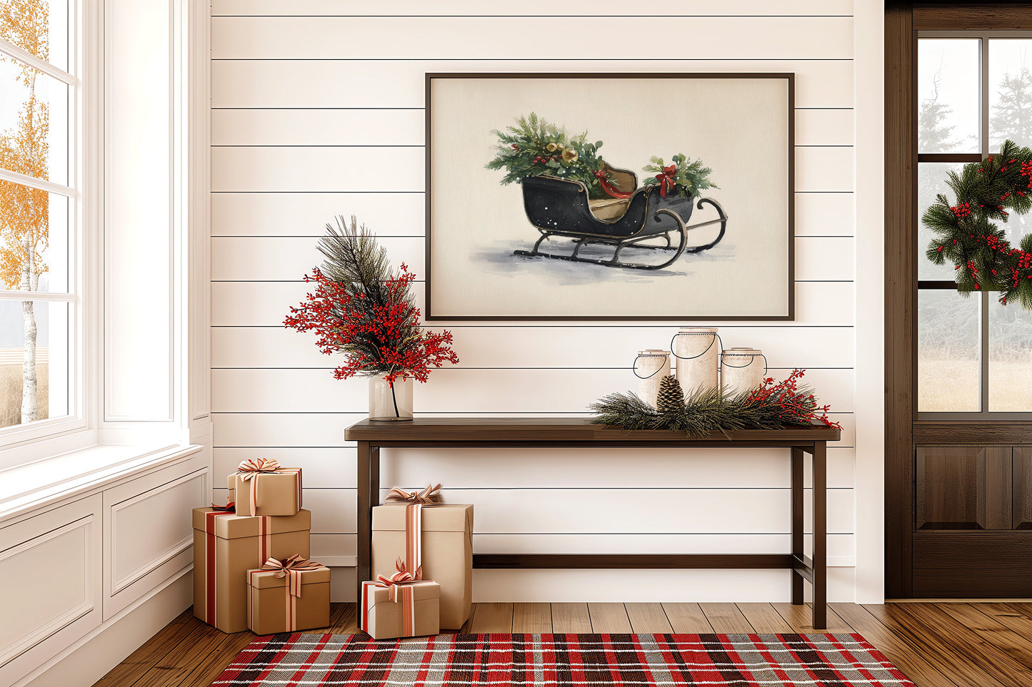 Winter's Sleigh Awaits First Snow