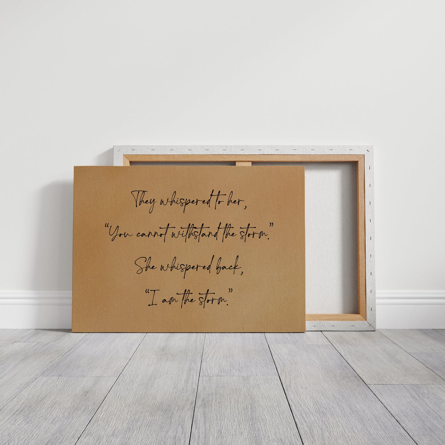 I Am the Storm Quote Art