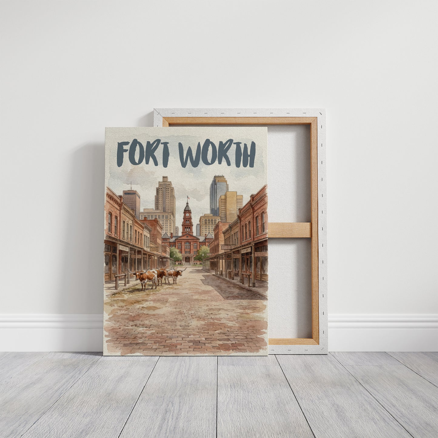 Fort Worth in Watercolor