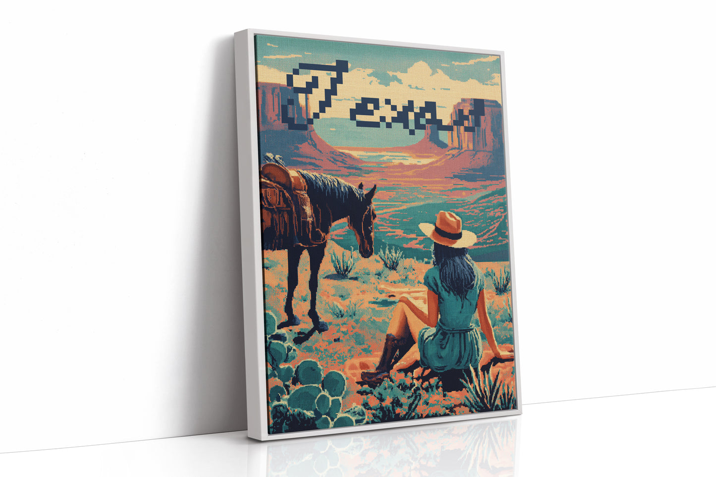 Texas Cross-Stitch Sunset