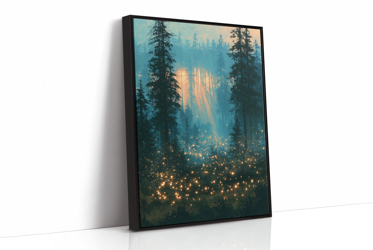 Whole Forest Floor Lit Up Like a Circuit Board