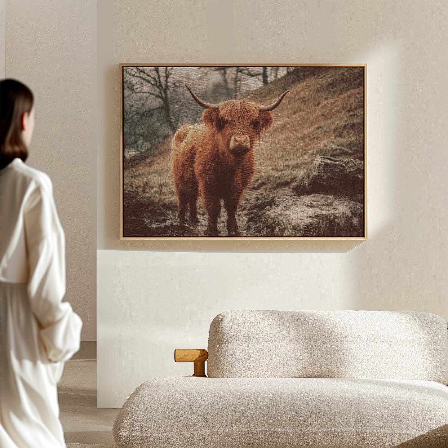 Highland Morning Mist And Stone