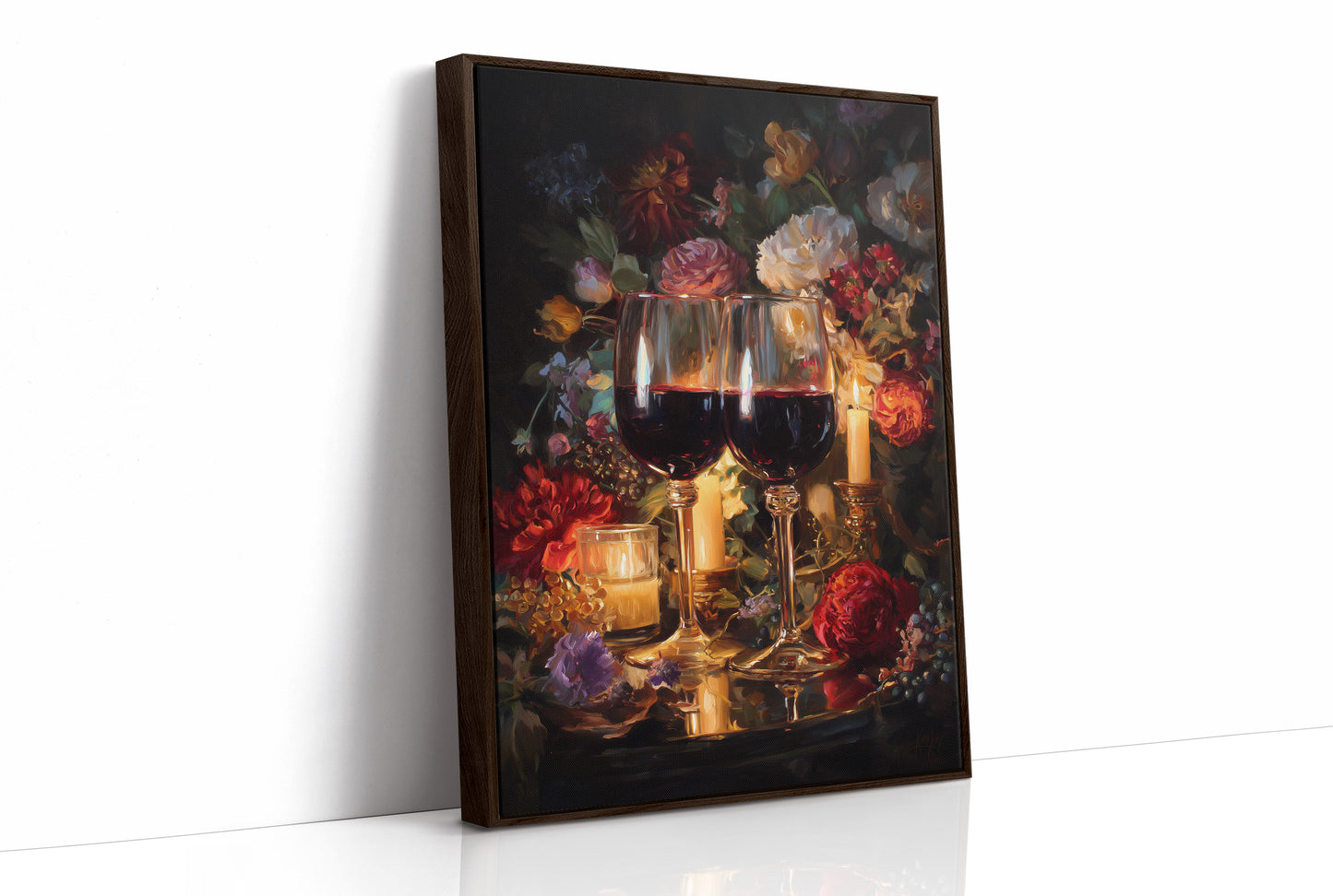 Velvet Hour Between Rose Petals