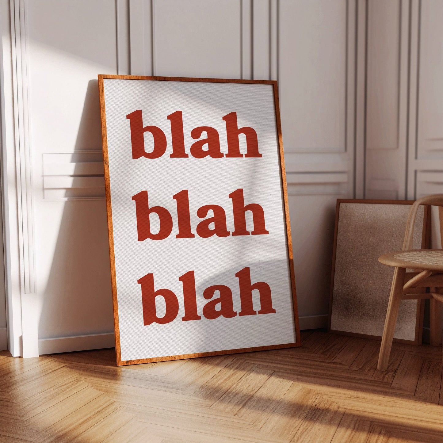 Words Painted In Terracotta Light