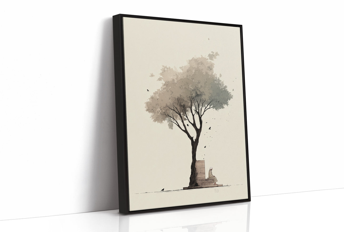 Solitude Beneath Whispering Branches