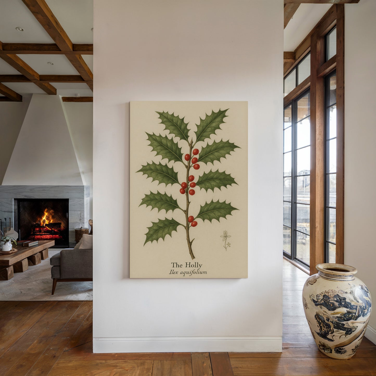 The Holly Botanical Art Print
