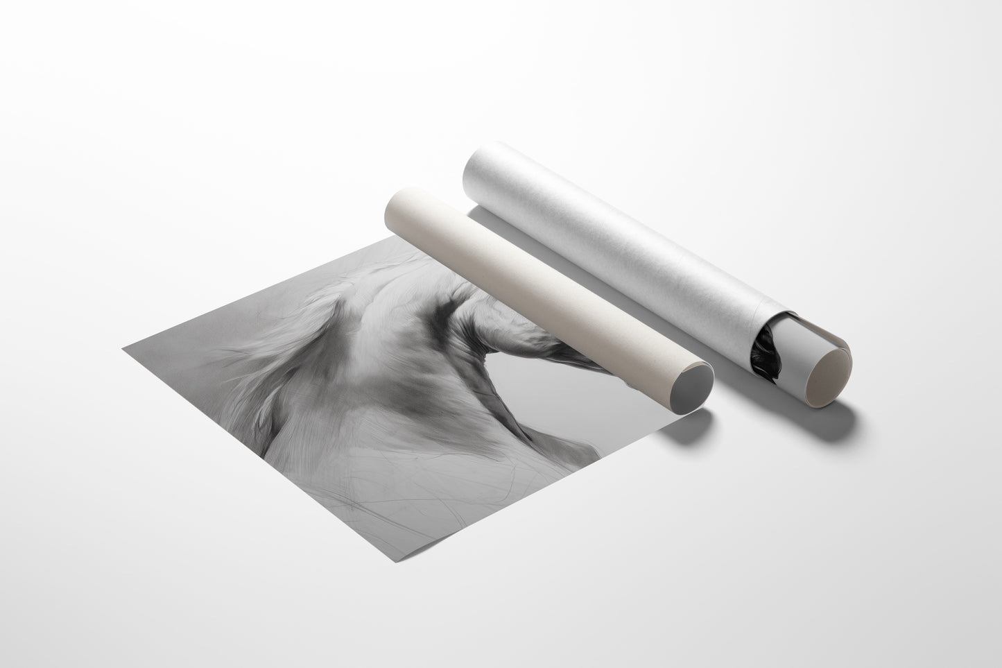 Silent Strength In Charcoal Tones