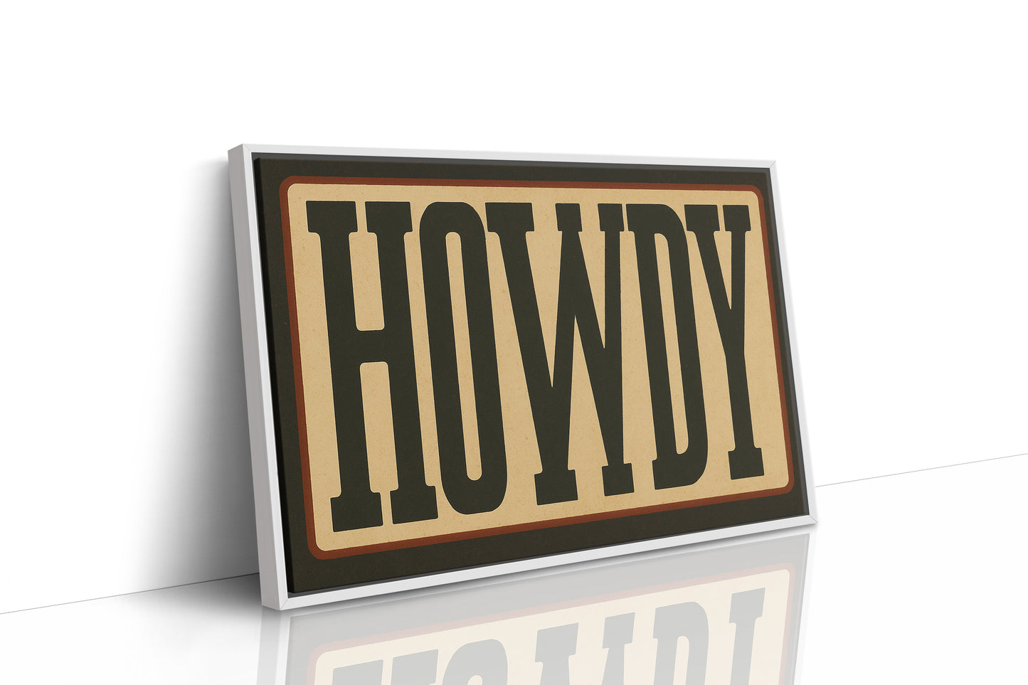 Howdy Western Typography Poster