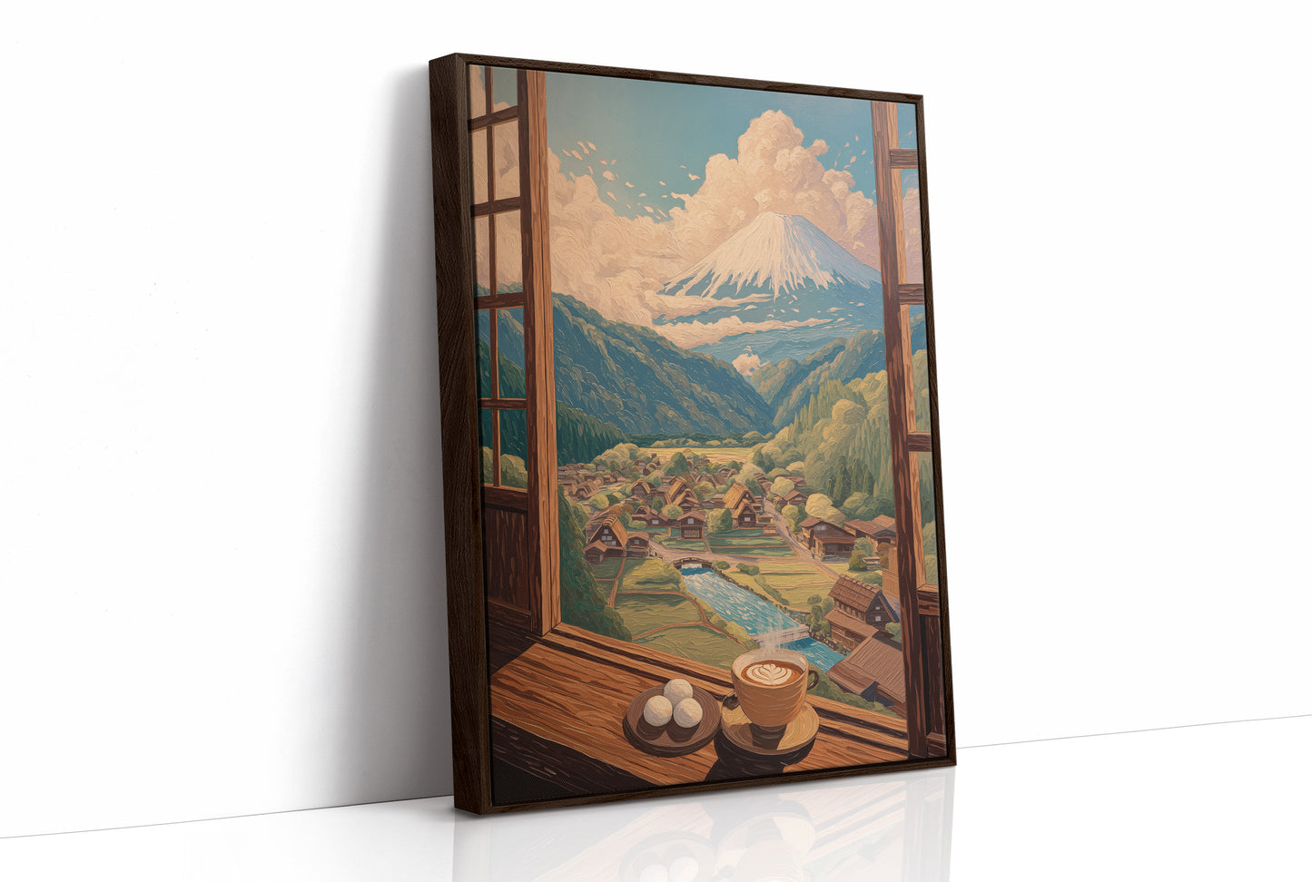 Morning Coffee Views Mount Fuji