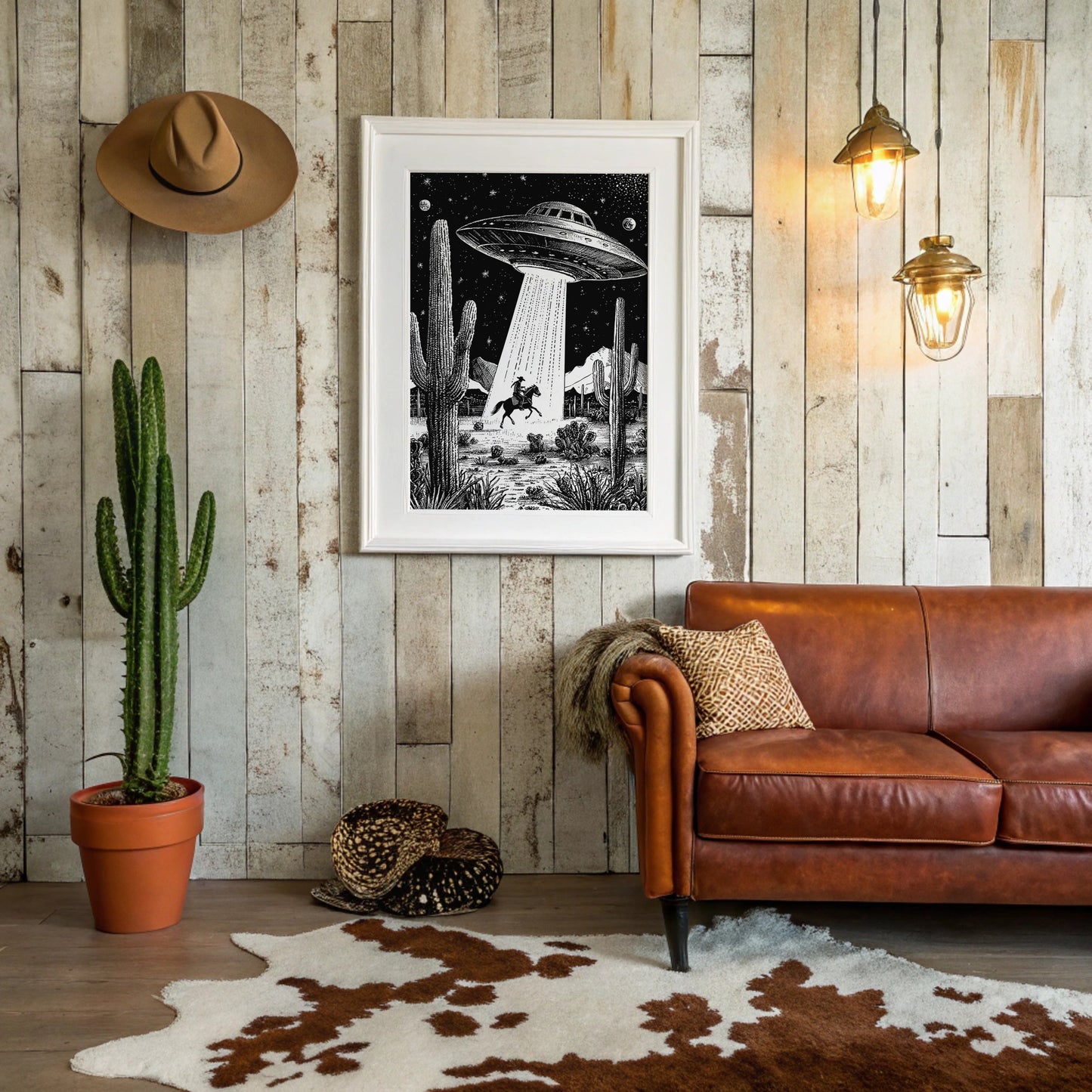 Desert Cowboy Meets Midnight Visitors