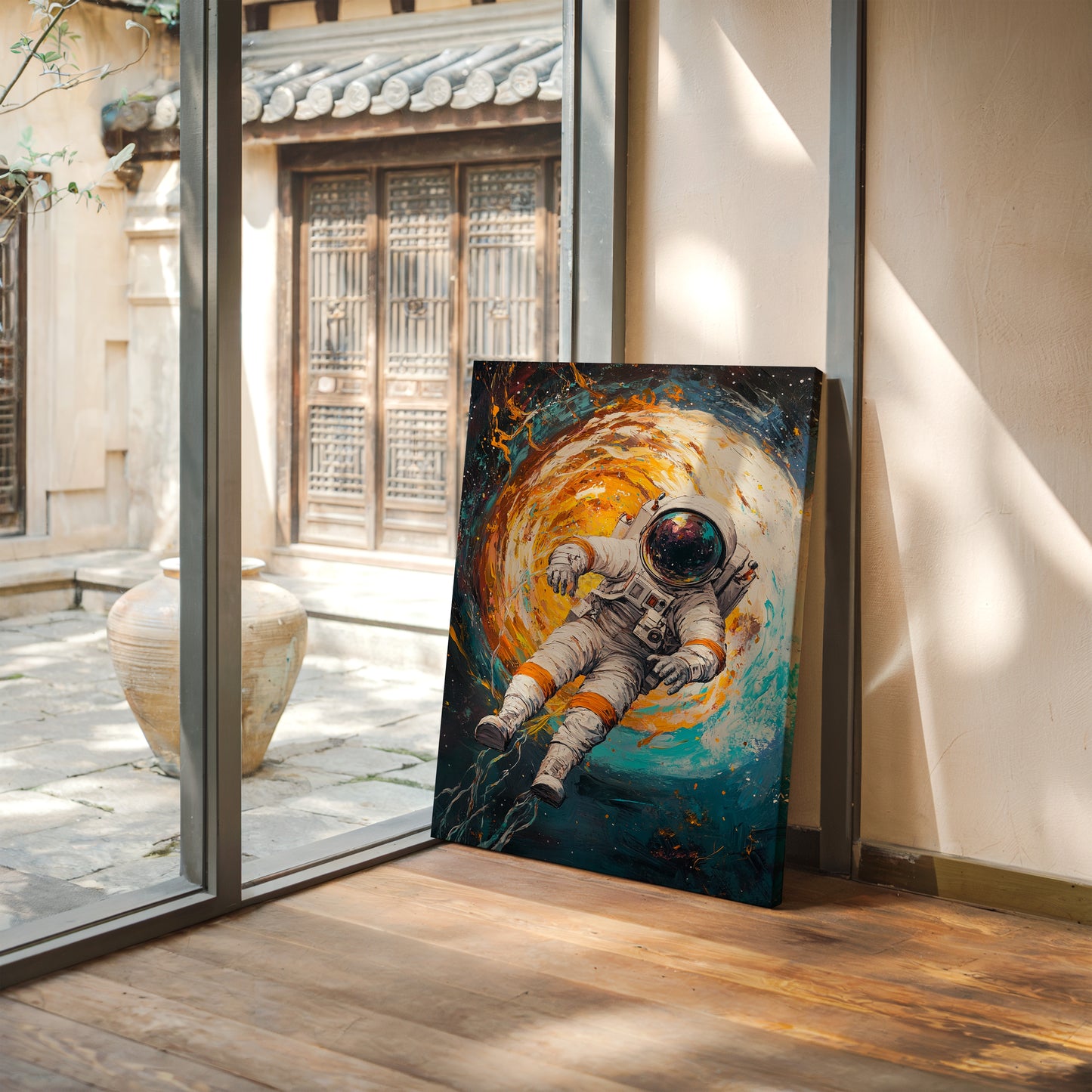 Astronaut in the Colorstorm