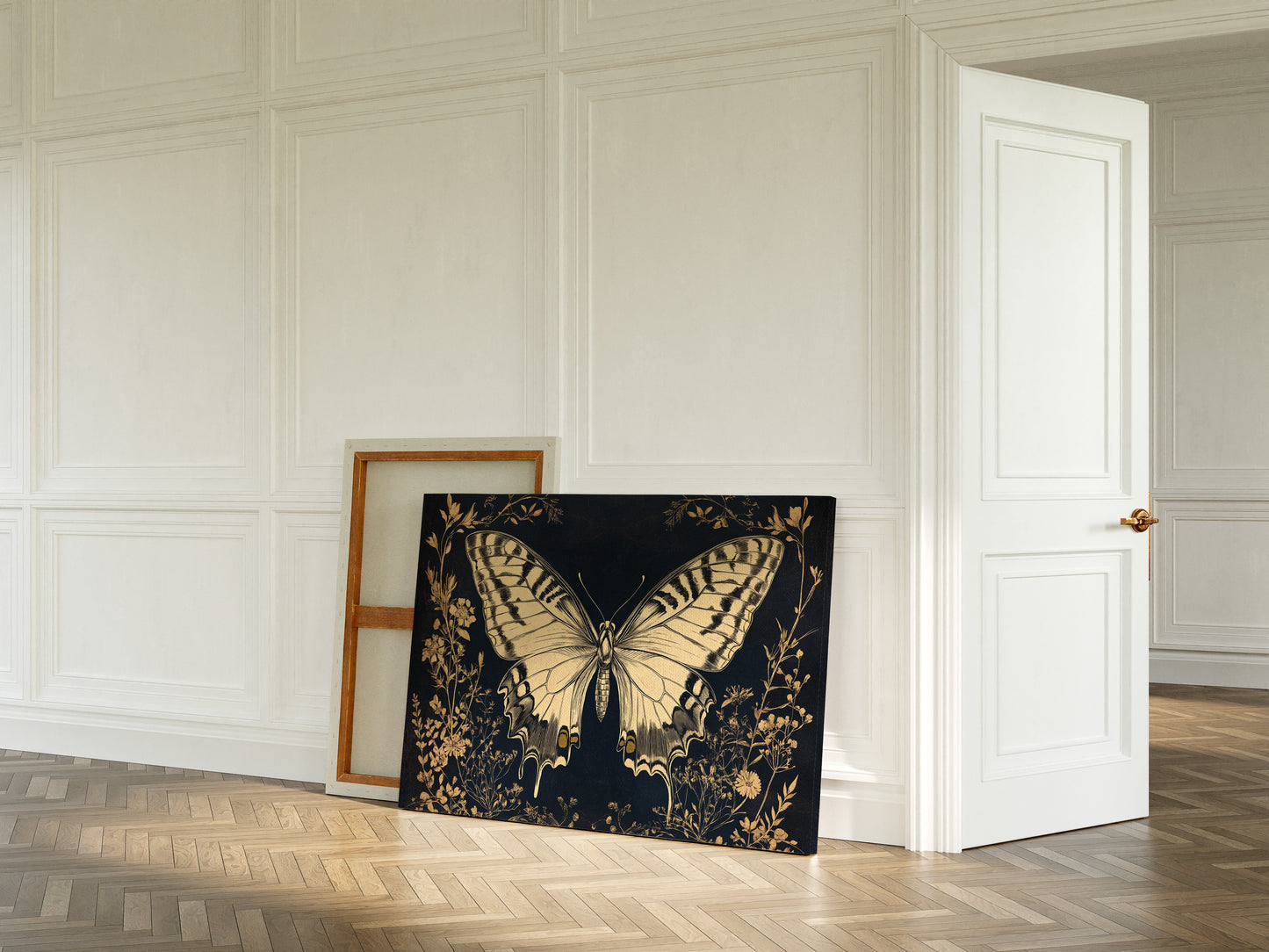 Midnight Garden's Golden Wings Unfold