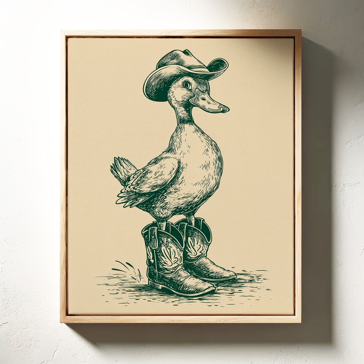 A Duck in Cowboy Boots
