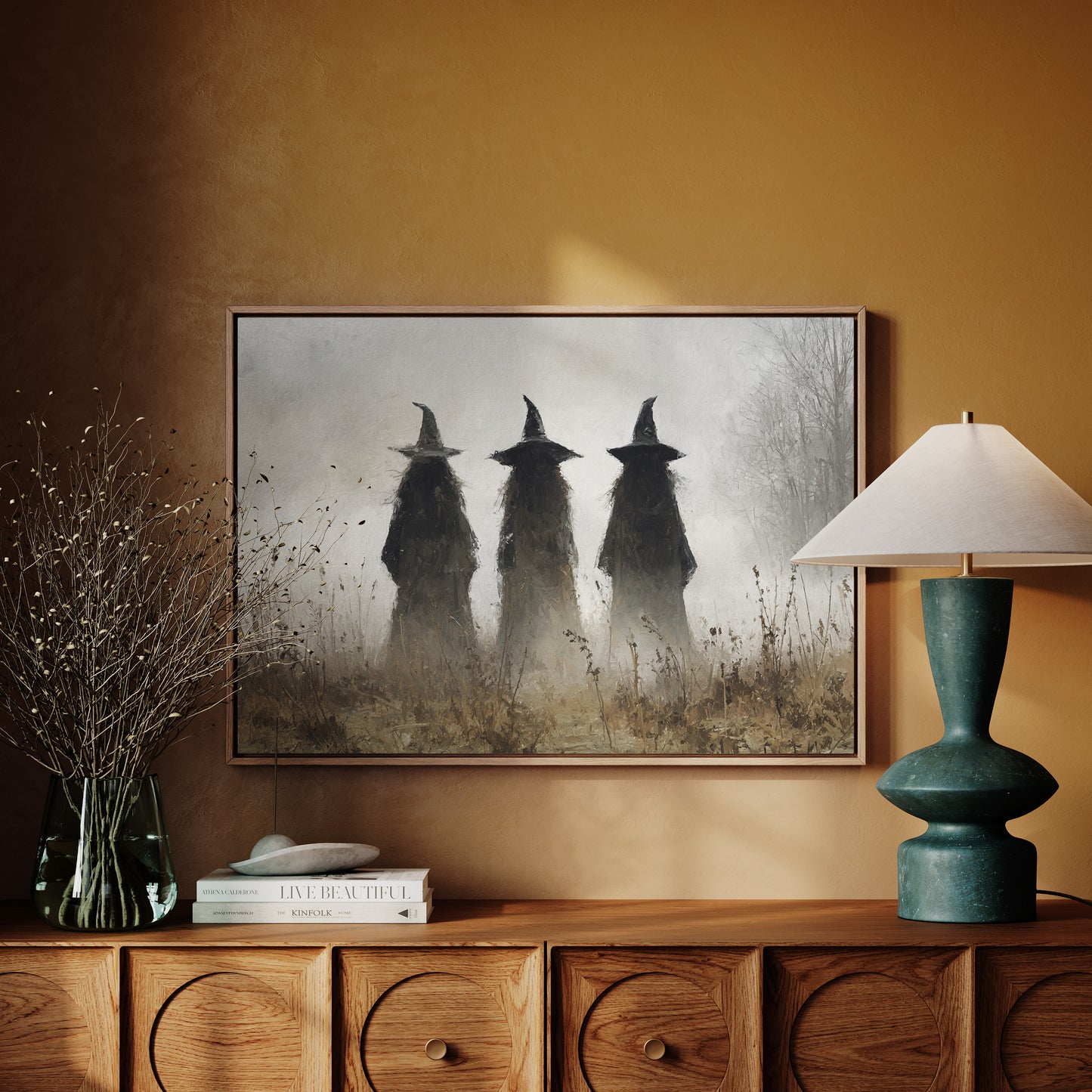 Three Figures in the Mist